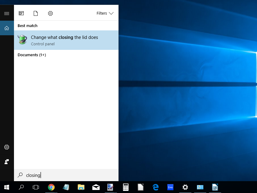 Keep Windows 10 Laptop Powered On with Lid Closed