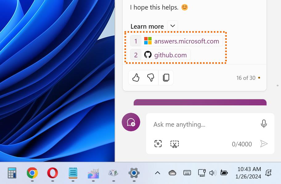 No Way to Open Copilot Links with Chrome or Any Browser Other Than Edge